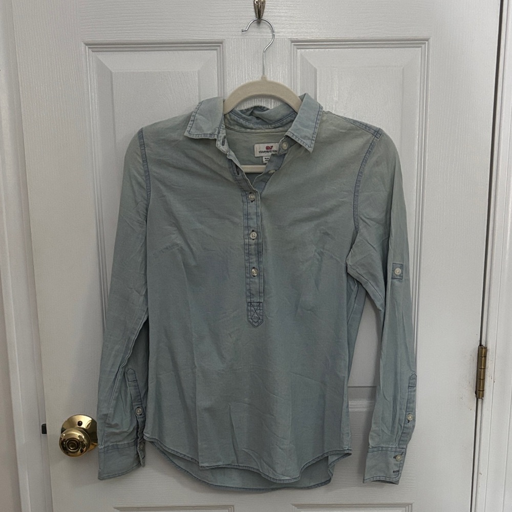 Vineyard Vines Light Blue Button Down Shirt